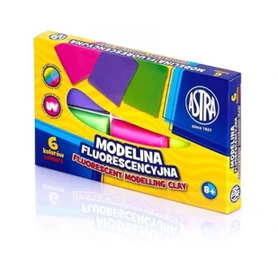 Astra Modelina 6 kolorów fluorescencyjnych - Masy plastyczne - miniaturka - grafika 2
