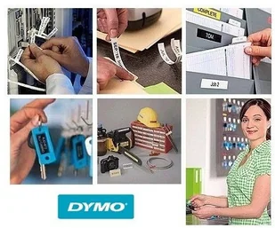 Dymo Standardowa taśma D1 - 12mm x 7m - niebieski/biała - 45014 - Etykiety do drukarek - miniaturka - grafika 5