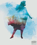 Wyposażenie pokoiku dziecięcego - Obraz Komar Frozen Anna Aquarell WB078 WB078 - miniaturka - grafika 1