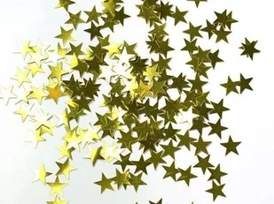 PartyDeco Konfetti Gwiazdki PARTY DECO, złote, 10 mm, 30 g - Gadżety dla niej i dla niego - miniaturka - grafika 3
