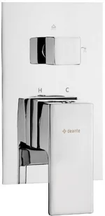 Deante BAT ANEMON BIS CHROM NATRYSKOWA PODTYNKOWA Z PRZEŁĄCZNIKIEM NATRYSKU - Baterie podtynkowe - miniaturka - grafika 3