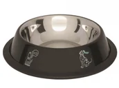 Miski dla psów - LoLo Pets Barry King Miska na gumie kolor czarny poj 0.45l nr kat.18271 - miniaturka - grafika 1