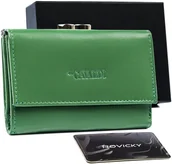 Portfele - Cavaldi 4U Portfel damski ze skóry naturalnej z portmonetką na bigiel, RFID - miniaturka - grafika 1