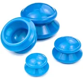 Urządzenia medyczne - MediTrade Bańki chińskie silikonowe antycellulitowe  do masażu leczniczo-relaksacyjnego całego ciała, 4 szt - miniaturka - grafika 1