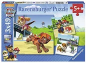Układanki dla dzieci - Ravensburger Raveurger Puzzle dziecięce 09239 - Team na 4 słupkach - 3 x 49 części - miniaturka - grafika 1
