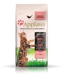 Applaws Adult Chicken&Salmon 2 kg - Sucha karma dla kotów - miniaturka - grafika 3
