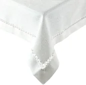 Obrusy i serwetki - Eurofirany B.B. CHOCZYŃSCY SPÓŁKA JAWNA Obrus 145 x 240 Dekoracyjny Emily Biały 1218402 - miniaturka - grafika 1