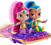 Figurki dla dzieci - Fisher-Price Shimmer & Shine Magiczny dywan FNN02 - miniaturka - grafika 1