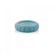 Mydelniczki i dozowniki mydła - Kela Ceramiczna mydelniczka 12x3cm Origami turkusowa KE-20610 - miniaturka - grafika 1