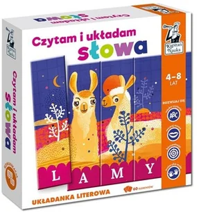Czytam I Układam Słowa Układanka Literowa Kapitan Nauka - Gry planszowe - miniaturka - grafika 2