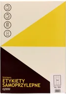 Etykiety samoprzylepne i bloki etykiet - Grand Etykiety uniwersalne 64.6x33.8/24 białe (100) - miniaturka - grafika 1