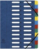 Teczki i skoroszyty - Exacompta Exacompta Teczka segregująca Harmonika 7 przekładek niebieski EXC331 - miniaturka - grafika 1