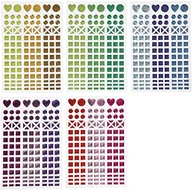 Zabawki kreatywne - Creativ Naklejki mozaikowe, D: 8-14 mm, arkusz 11 x 16,5 cm, kolory asstd, 10 arkuszy 100263 - miniaturka - grafika 1