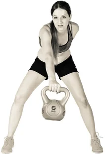 Movit SREBRNA HANTLA KOMPOZYTOWA KULA KETTLEBELL KETLA 6KG 20040546 - Kettlebell - miniaturka - grafika 7