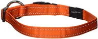 Specjalistyczne artykuły dla zwierząt - Rogz rogz Utility rozmiar 3/4-calowy odblaskowa Fan Belt obroża dla psa, l, pomarańczowy - miniaturka - grafika 1