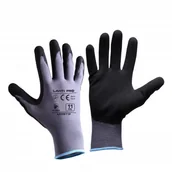 Rękawice robocze - LAHTI PRO Rękawice nitr. szaro-czar. l220609p, karta, "9", ce, lahti - miniaturka - grafika 1