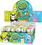 Bańki mydlane - Brimarex Bańki mydlane Zwierzaki 60ml display 36 sztuk - miniaturka - grafika 1