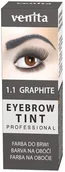 Akcesoria i kosmetyki do stylizacji brwi - Venita Professional Eyebrow Tint farba do brwi w proszku Graphite 75564-uniw - miniaturka - grafika 1
