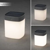 Lampy ogrodowe - Konstsmide Assisi Lampa solarna LED Siwy 1-punktowy Nowoczesny Obszar zewnętrzny Assisi Czas dostawy od 10-14 dni roboczych - miniaturka - grafika 1