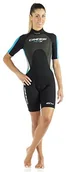 Pianki do pływania - Cressi pianka neoprenowa, damska, grubość: 3 mm, z krótkimi nogawkami, czarny, L LV437504 - miniaturka - grafika 1