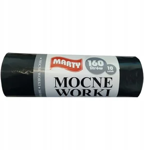 Worki Na Śmieci Mocne 160L, 10SZT 90X110 Cm,czarne - Worki na śmieci - miniaturka - grafika 3