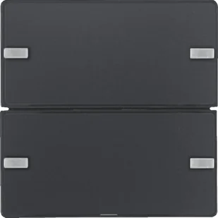 Berker Hager Hager KNX easy Q.1/Q.3 antracyt Przycisk 2-krotny z polem opisowym diodami LED RGB i czujnikiem temperatury B_80142326 - Systemy inteligentnych domów Berker Hager Hager KNX easy Q.1/Q.3 antracyt Przycisk 2-krotny z polem opisowym diodami LED RGB i czujnikiem temperatury B_80142326 - Systemy inteligentnych domów - miniaturka - grafika 1