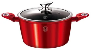 Berlinger Haus Garnek z pokrywką Burgundy Metallic Line 4,8 l - Garnki - miniaturka - grafika 2