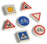 Gumki biurowe - Koh-i-noor Gumka "znaki drogowe" 6921000016KD0404 - miniaturka - grafika 1