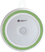 Oprawy, klosze i abażury - DPM Lampka LED na baterie ML7000PIR z czujnikiem ruchu i zmierzchu zielona DPM - miniaturka - grafika 1