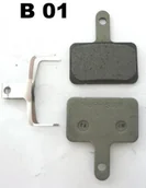 Hamulce rowerowe - Shimano okładzina hamulcowa-Resin B01, czarna, Y 8es98030 1 - miniaturka - grafika 1