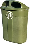 Kosze na śmieci - FENIKS AJ Klasyczny Walter 60 L oliwkowy 246582 - miniaturka - grafika 1