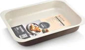 Formy do ciast - Affek Design DELICATE Blacha tłoczona 36x26cm NON-STICK CAFFE CREME uniwersalny 21258-uniw - miniaturka - grafika 1