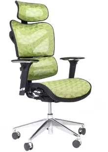 Fotel biurowy, krzesło biurowe Ergonomiczny fotel biurowy ERGO 600 zielony - Fotele i krzesła biurowe - miniaturka - grafika 4