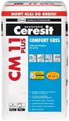 Kleje i inne preparaty budowlane - Ceresit Zaprawa klejowa do gresu CM11 PLUS Comfort Gres 25kg 1550928 - miniaturka - grafika 1