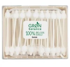 GRON BALANCE (kosmetyki, środki czystości) PATYCZKI KOSMETYCZNE DLA DZIECI 60 szt - GRON BALANCE BP-5701410396220 - Waciki, płatki i patyczki kosmetyczne - miniaturka - grafika 2