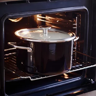 KitchenAid Garnek emaliowany z pokrywką 6L czarny KitchenAid CC003268-001 - Garnki - miniaturka - grafika 4