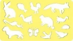 Koh-i-noor SZABLON ZWIERZĘTA LIS 749056 - Linijki, ekierki - miniaturka - grafika 4