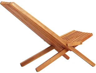 vidaXL składane krzesła ogrodowe 2 sztuki lite drewno akacjowe 45975 45975 - Leżaki ogrodowe - miniaturka - grafika 6