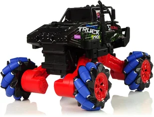 Import LEANToys Auto Terenowe Drift Zdalnie Sterowane 1:16 Zielony 2.4G Obrót 360 Stopni LT-7728-0 - Zabawki zdalnie sterowane - miniaturka - grafika 4
