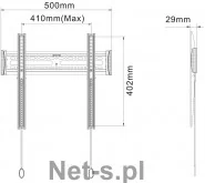 NewStar NM-W340 - Uchwyty do telewizora - miniaturka - grafika 2