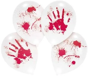 Amscan Balony lateks Halloween-krew 27,5cm/11'' 4 szt 9901843 - Halloween - miniaturka - grafika 2