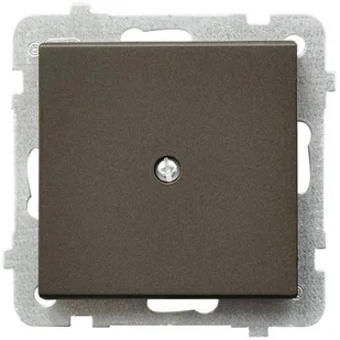 Ospel SONATA CZEKOLADOWY METALIC ZAŚLEPKA Z-1R/M/40 - Klawisze i ramki - miniaturka - grafika 2