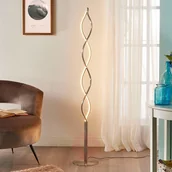 Lampy stojące - LINDBY Falowana lampa LED Auron - miniaturka - grafika 1