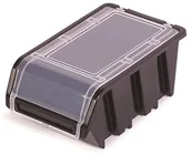 Pozostałe wyposażenie warsztatu - Prosperplast Pojemnik Magazynowy Truck Plus NPKL6 Czarny Z Klapką PPNPKL6-S411 - miniaturka - grafika 1