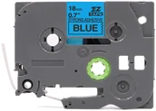 Papier do drukarek - Brother Taśma Do TZe-S541 18 Niebieska Mocny Klej - miniaturka - grafika 1