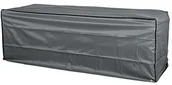 Pokrowce na meble ogrodowe - Happy People pokrowiec ochronny okładka do rattan ogrodowy Lounge 3-ER na sofie, szary Happy People_79308 - miniaturka - grafika 1