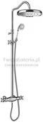 Zestawy prysznicowe - Tres Monoclasic zestaw natryskowy z baterią prysznicową termostatyczną retro 24219502 24219502 - miniaturka - grafika 1