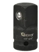 Pozostałe narzędzia ogrodowe - GEKO Redukcja udarowa 1/2" 3/4" czarna(100) - miniaturka - grafika 1