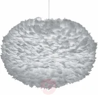 Lampy sufitowe - Vita Copenhagen Jasnoszara designerska lampa wisząca Eos X-large - miniaturka - grafika 1