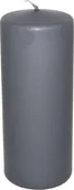 Świece - NoName Świeca pieńkowa MAT szara 300/80 uniwersalny 2896-uniw - miniaturka - grafika 1